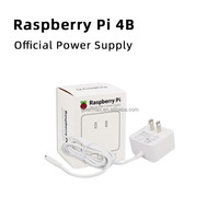 Fuente de Alimentación Oficial Raspberry Pi 4B 5V 3A Tipo-C, Adaptador de Corriente Tipo C para UE, EE. UU. y Reino Unido, Cargador Tipo C para Raspberry Pi 4 Modelo B