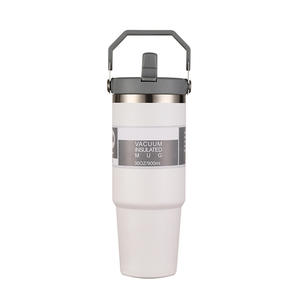 กระติกน้ำสแตนเลสเก็บความร้อนหนา30ออนซ์แบบพกพากระติกน้ำสำหรับเล่นกีฬาสุญญากาศเก็บความร้อนได้นาน6-12ชั่วโมง - Product Image 5