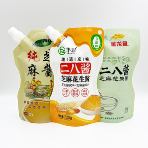 200ml/250ml/360ml en plastique Squeeze Honey Spout Pouch Ketchup Bbq Sauce <span class=keywords><strong>Tomate</strong></span> Sac <span class=keywords><strong>d</strong></span>'emballage <span class=keywords><strong>avec</strong></span> buse - Product Image 5