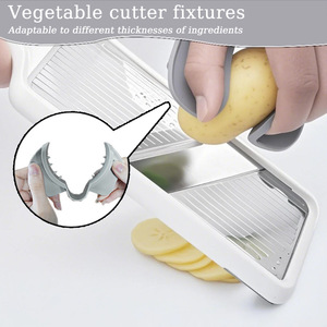 Support de coupe-légumes en plastique, pince de fixation antidérapante pour légumes, accessoires de découpe de cuisine - Product Image 2