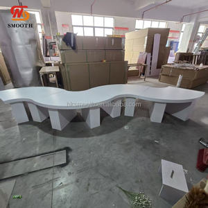 Table ronde en PVC blanc pour événements de mariage et fêtes d'anniversaire, prix usine, décoration élégante - Product Image 3