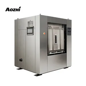 AoZhi-lavadora Industrial completamente automática, barrera sanitaria de hospital profesional, 30kg, 50kg, 100kg para uso médico