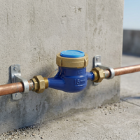 Compteur d'eau industriel et commercial multi-jets 1/2"-2" DN15-DN50 CE ISO4064 Classe B Laiton/Fer/Plastique/Acier OEM