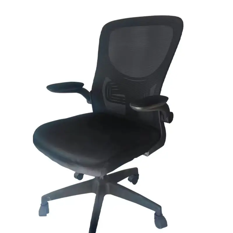 Hot Sale on Line Cadeira Giratória Preço Preto Mid-back Mesh Office Chair Computer Desk Chair