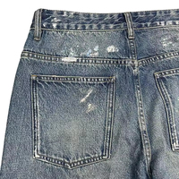 Jean décontracté homme automne 2026 : Nouvelle collection chic et confortable, style rétro, taille mi-haute avec fermeture éclair.