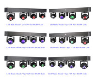 Luces Móviles LED RGBW de Doble Cara en Oferta para Barra T, DJ Wash, Bola Mágica, Activadas por Sonido, DMX512