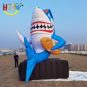 Requin gonflable géant de décoration d'aquarium de requin gonflable géant à vendre - Product Image 1