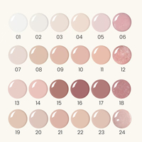 Gel de Construction Imperméable Série Nude Personnalisé au Kilo – Meilleure Vente pour Toutes les Conditions, Lampe UV pour Salon de Manucure, Gel d'Extension pour Ongles