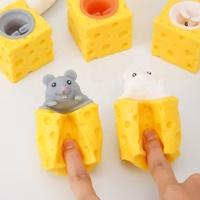 Nouveau produit : Souris en fromage moelleuse, jouets amusants en forme de fromage, jouets moelleux Kawaii pour enfants