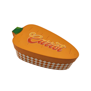 Scatola Regalo Personalizzata per Accessori Frutta e Verdura a Forma <span class=keywords><strong>di</strong></span> Carota con Coperchio 'Alien Heaven and Earth' e Stampa Logo - Product Image 2
