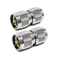 Adaptateur coaxial RF UHF mâle-mâle PL259 en laiton 50 ohms, convertisseur UHF-JJ, connecteurs en stock – Fourniture directe usine