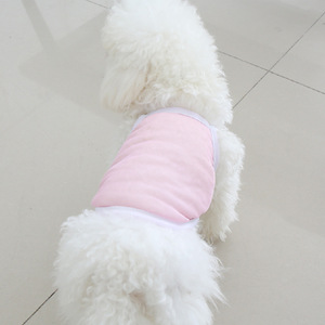 Pet Suspender Tank <b>Top</b> Solid Color Summer Vest For Dogs <b>Cats</b> Polyester Breathable Lightweight Pet Clothes Blue Yellow Pink - Product Image 4