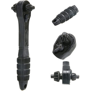 Đen Carbon thép hai mục đích chính <span class=keywords><strong>Ratchet</strong></span> cờ lê 12.717.5mm hai-in-<span class=keywords><strong>one</strong></span> khoan chuck và <span class=keywords><strong>Ratchet</strong></span> - Product Image 3