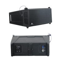 Sistema de Altavoces Line Array Activos Leon Audio de 2000W Clase D con DSP, Altavoces Line Array de Madera con Doble Woofer de 6 Pulgadas