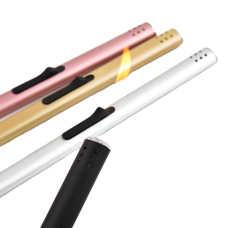 Лидер продаж, зажигалки для свечей из розового золота, металлическая зажигалка, набор аксессуаров для свечей, набор заправляемых зажигалок для свечей