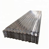 Tôles Métalliques Galvanisées de Toiture en Acier Ondulé de 1,22 m x 4,88 m (35 Feuilles), 0,3 mm, Calibre 24