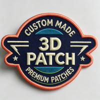 Écussons brodés 3D personnalisés thermocollants ou à coudre pour uniformes, vêtements, équipements de plein air – Fabrication OEM/ODM, faible MOQ, service personnalisé