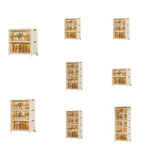 Armoire <span class=keywords><strong>à</strong></span> <span class=keywords><strong>chaussures</strong></span> pliable transparente visible, pratique, installation gratuite - Product Image 2