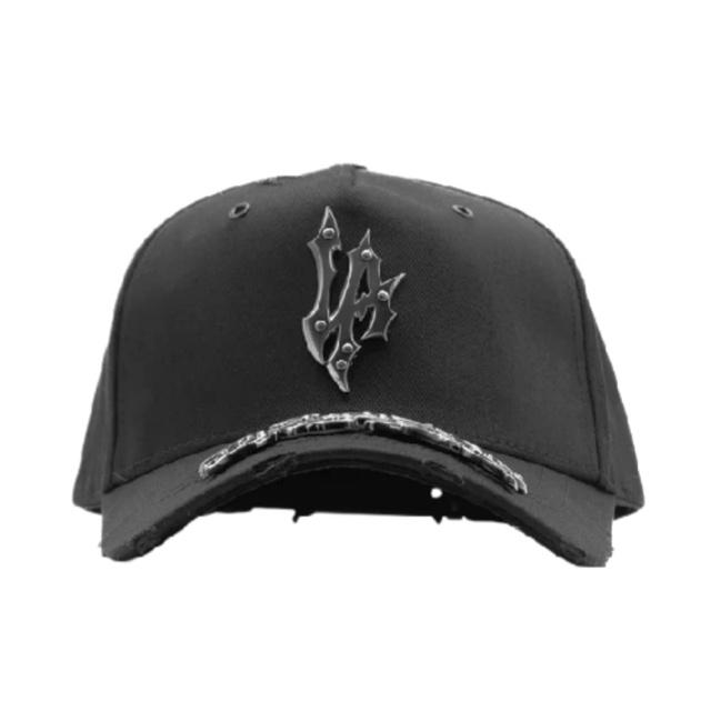 Gorras Tendencia 2026 Dad Cap Sequin Embroidery 100% Cotton Black Flat Brim Casual Style Silk Screen Printing Custom Leopard Dot