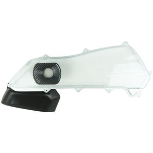 Directo de Fábrica R | Accesorios para Motocicletas RZ Racing para X <span class=keywords><strong>MAX</strong></span>, Cubierta de Filtro de Aire, Transparente, Negro Brillante, Piel de Serpiente - Product Image 3