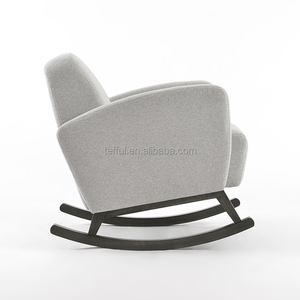 Chaise berçante en bois pour bébé, directement de l'usine de meubles de chambre, pour maman. - Product Image 4