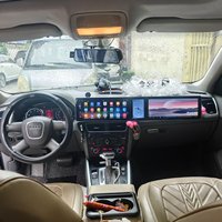 Autoradio DVD stéréo à trois écrans de 12,3 pouces pour Audi Q5 2007-2017 avec navigation GPS puce 7870