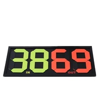 Tableau de score électronique multifonctionnel en PVC durable pour l'entraînement au football, avec taille personnalisée pour les terrains de sport en plein air