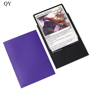 Fundas Protectoras para Tarjetas QY, Impermeables, Tamaño Estándar, para Tarjetas Coleccionables y de Juego, Carga Superior - Product Image 1