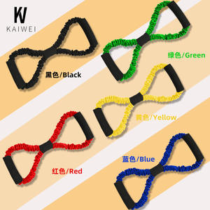 Banda de resistencia en forma de ocho, equipo de ejercicio duradero de TPR para entrenamiento y estiramiento de pecho, hombros y espalda. - Product Image 3