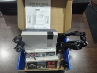Console de jeu vidéo rétro avec 600 jeux intégrés, console de jeu rétro avec double manette pour les fêtes de famille