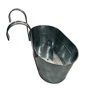 Ensemble de mini-pots <span class=keywords><strong>pour</strong></span> plantes succulentes avec plateau et trous de drainage, pots à succulentes en métal galvanisé <span class=keywords><strong>pour</strong></span> jardin, maison, extérieur - Product Image 4