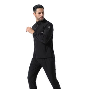 Custom Men's <b>Running</b> <b>Jacket</b> Plaid Pattern Plain Dyed Long Sleeve <b>Waterproof</b> Windproof Breathable <b>Lightweight</b> Spandex/Nylon - Product Image 2