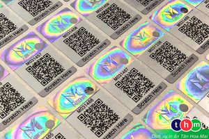 Customized anti-counterfeiting glossy PET <b>security</b> seal <b>sticker</b>, invalid warranty, damaged, opened, shrinkable label for chemica - Product Image 2