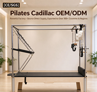 Machine de Pilates Cadillac en bois d'érable de qualité commerciale MJD Fitness |   Système de studio complet pour l'entraînement physique
