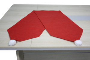<span class=keywords><strong>Chemin</strong></span> de <span class=keywords><strong>table</strong></span> de noel <span class=keywords><strong>rouge</strong></span> personnalisé noce pour tables rondes - Product Image 4