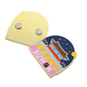 Imán Personalizado para Refrigerador, de Aleación Metálica, Personalizado de Fábrica, Imán 3D de Dibujos Animados, Recuerdos Esmaltados para Refrigerador - Product Image 2