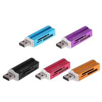 Lector de Tarjetas de Memoria 4 en 1 de Calidad Garantizada para Pro Duo Micro SD/T-Flash/M2/MS, Adaptador de Lector de Tarjetas de Memoria Micro SD