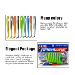 Soft lure rubber 65mm 1.5g Fishing lure Shad Silicone bait soft Bait per perch pike soft plastic fishing lure - Product Image 5