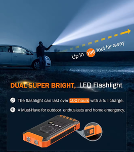 Banque d'alimentation sans fil tendance énergie solaire 30000mah powerbanks batterie solaire 24v <span class=keywords><strong>200ah</strong></span> - Product Image 5