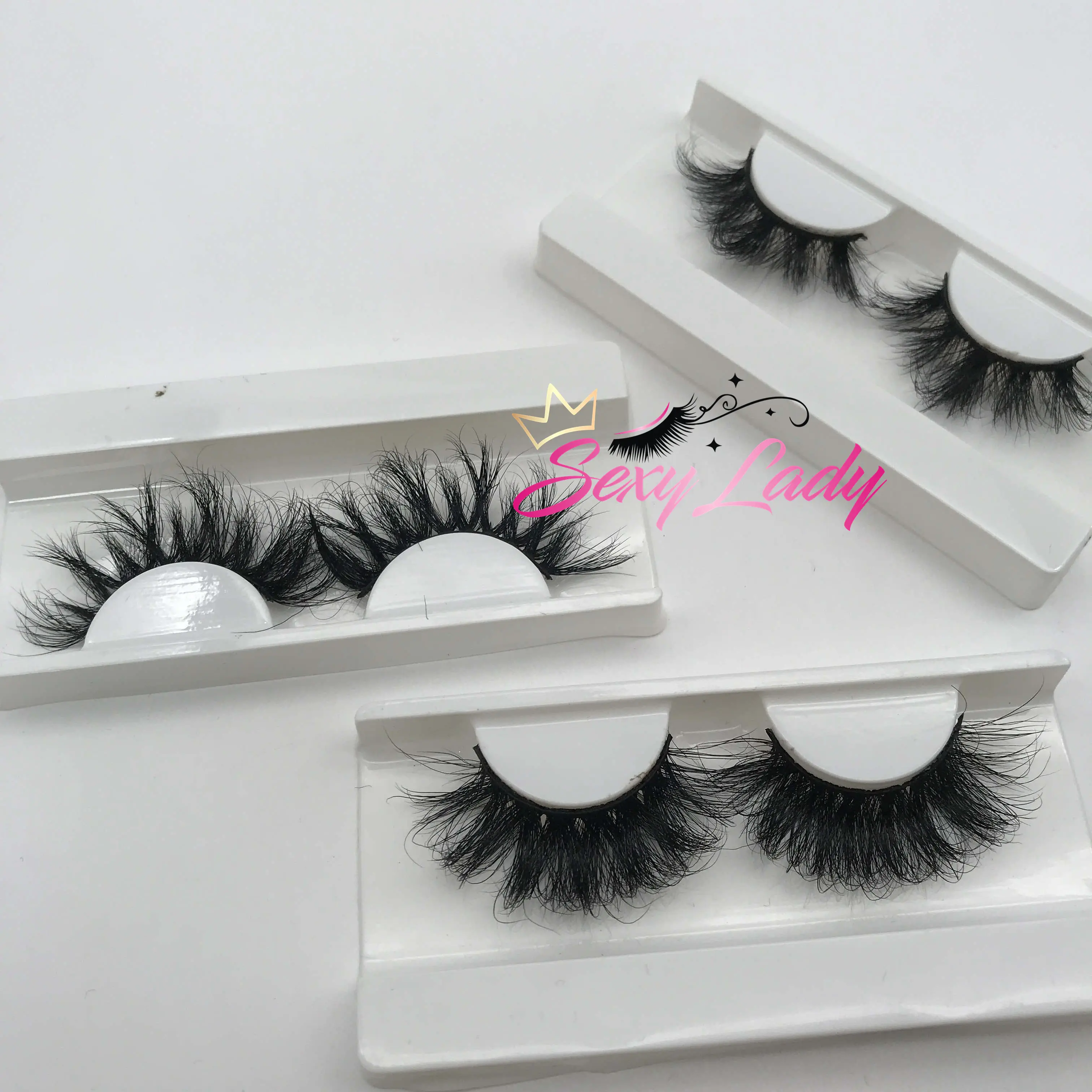 Factory eyelashes wholesale price 3D mink natural false lashes free sample natural fluffy mink eyelash