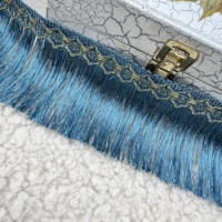 Fourniture directe d'usine Narmaspael Helesinine garniture brosse gland frange coupe pour vêtements utilisation décorative rideaux