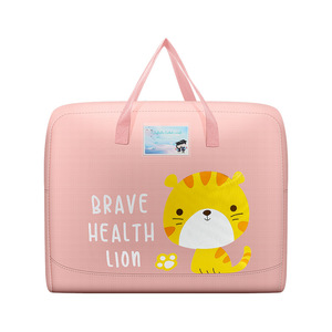 Foldable Portable Storage Bag Children's <b>Large</b> Capacity Animal Cartoon Clothes Quilt Waterproof Travel Bag With Handle - Product Image 5