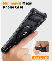 Étui de téléphone magnétique en aluminium en forme de Z à rotation 360° pour Google Pixel 9 Pro XL / Pixel 9 Pro / Pixel 9