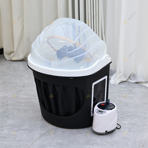 Modern Multifunction Barbershop Equipment <strong>Portable</strong> Head <strong>Shampoo</strong> Basin Luxury Removable Spa <strong>Sink</strong> No Plumbing with Steamer - Product Image 5