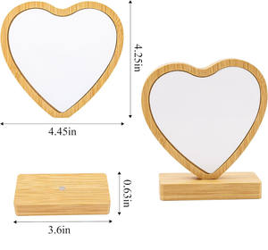New Arrival Bamboo Wood <b>Picture</b> <b>Frame</b> Home Decoration Couple Gift DIY Memorial Sublimation Wooden <b>Magnetic</b> <b>Frame</b> - Product Image 2