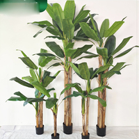 AYOYO Plantes Artificielles Décoratives PE Palmier en Pot Bananier Artificiel de Voyageur pour la Décoration Intérieure