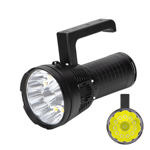 Linterna WOSEN de 70000 Lúmenes, Luz Súper Potente 12*XHP70.2, Doble Haz, para Camping, Búsqueda y Rescate, Linterna de Búsqueda para Exteriores - Product Image 1
