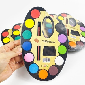 Juego de pintura de acuarela Bview Art, bloques de pintura para niños, bloque de acuarela de 12 colores perfecto para suministros de arte - Product Image 5