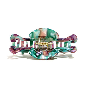 Hollow Bow Cute Designer Custom Unisex Acrylic/Acetate Hair Claw Clip Personalized Logo High Quality Wholesale Hair Accessories - Product Image 2