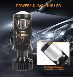 Projecteur à faisceau de cristal LED H4 Mini, lentille compacte Biled, système d'éclairage amélioré pour rétrofit automatique - Product Image 2